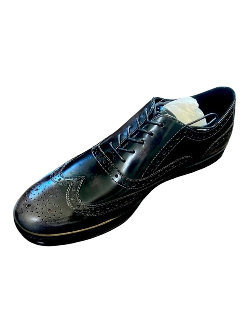 NEW Kenneth Cole New York Sz 9 Black Leather Microclimate Comfort Sneaker